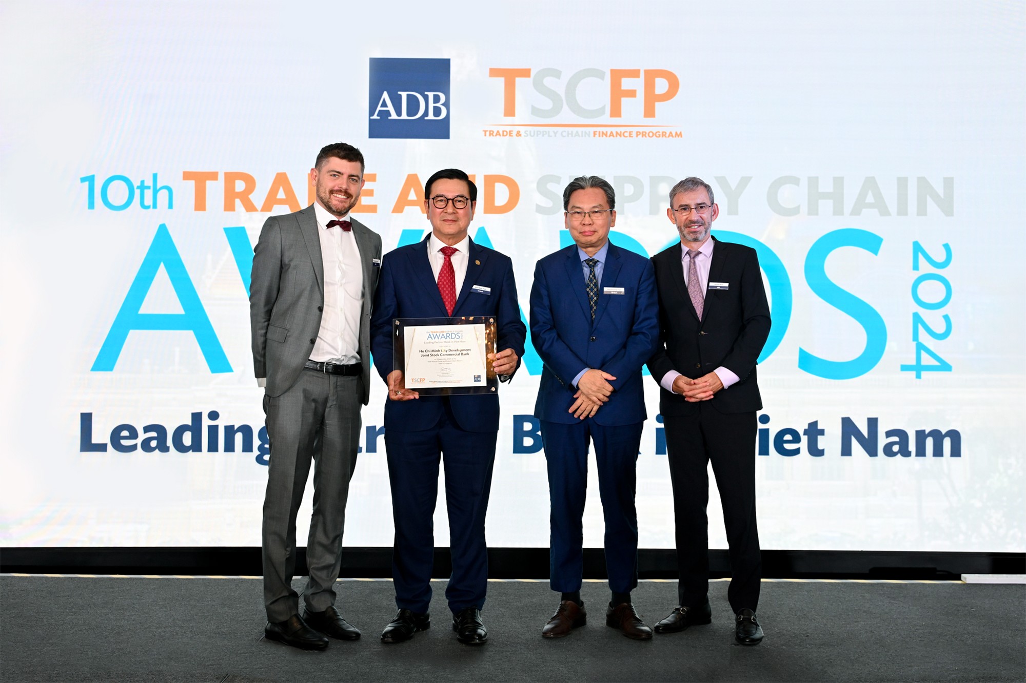 ADB lần thứ hai liên tiếp vinh danh HDBank là 