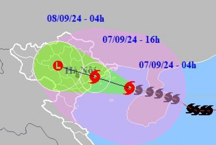 Bão số 3 giật cấp 16 đã vào vùng biển Quảng Ninh - Hải Phòng và rất nguy hiểm