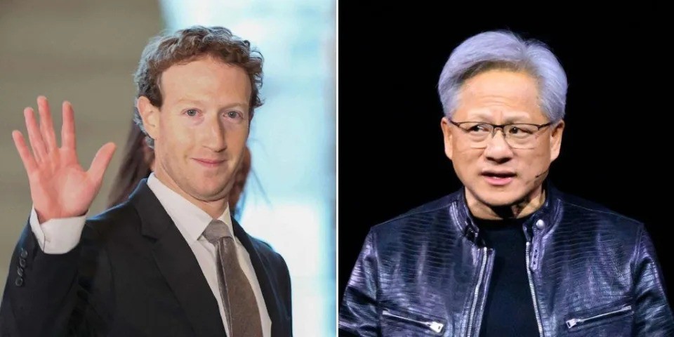 Mark Zuckerberg vượt Jensen Huang thành tỷ phú kiếm thêm được nhiều tiền nhất kể từ đầu năm