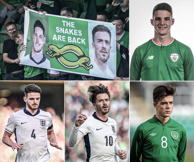 Declan Rice, Grealish tỏa sáng trước sức ép từ fan Ireland