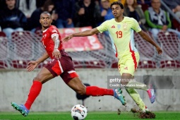 Video bóng đá Thuỵ Sĩ - Tây Ban Nha: Bản lĩnh "10 chọi 11" (Nations League)