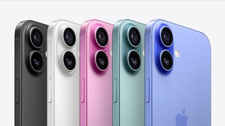 iPhone 16 colors that users can choose from.