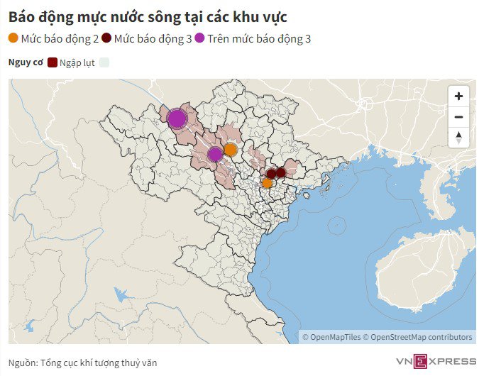 Hà Nội báo động lũ sông Hồng và Nhuệ, vỡ bờ bao ở Sóc Sơn - 15