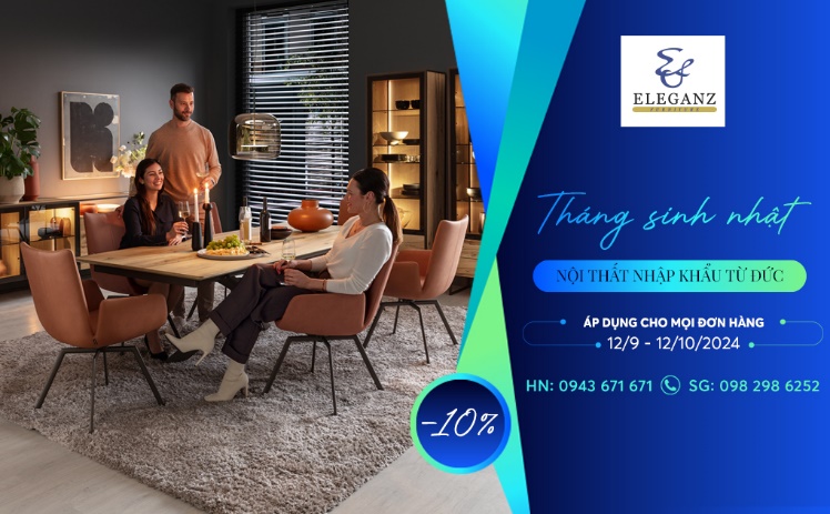 Eleganz Furniture Vietnam khuyến mãi mừng sinh nhật lần thứ 18 - 1