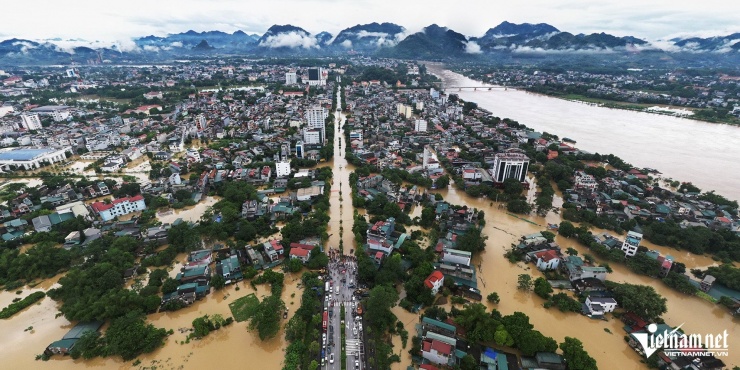 Toàn cảnh thành phố Tuyên Quang chiều 11/9. Ảnh: Đức Hoàng 