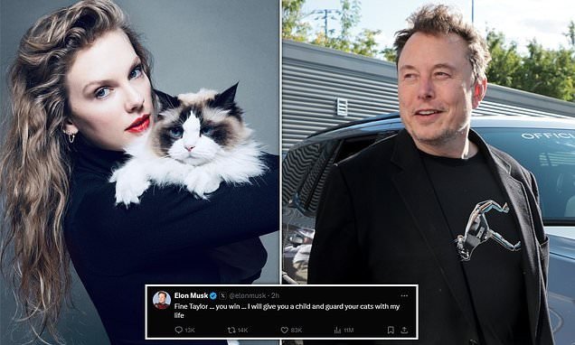 Tỷ phú Elon Musk mỉa mai Taylor Swift