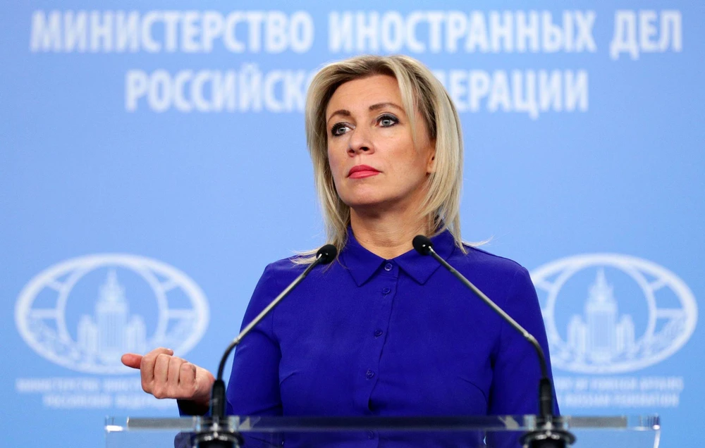 Người phát ngôn Bộ Ngoại giao Nga Maria Zakharova. Ảnh: TASS