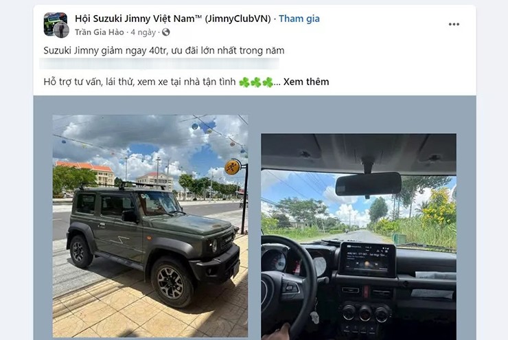 Hết thời làm giá, Suzuki tặng thêm khuyến mãi cho khách mua xe Jimny - 2