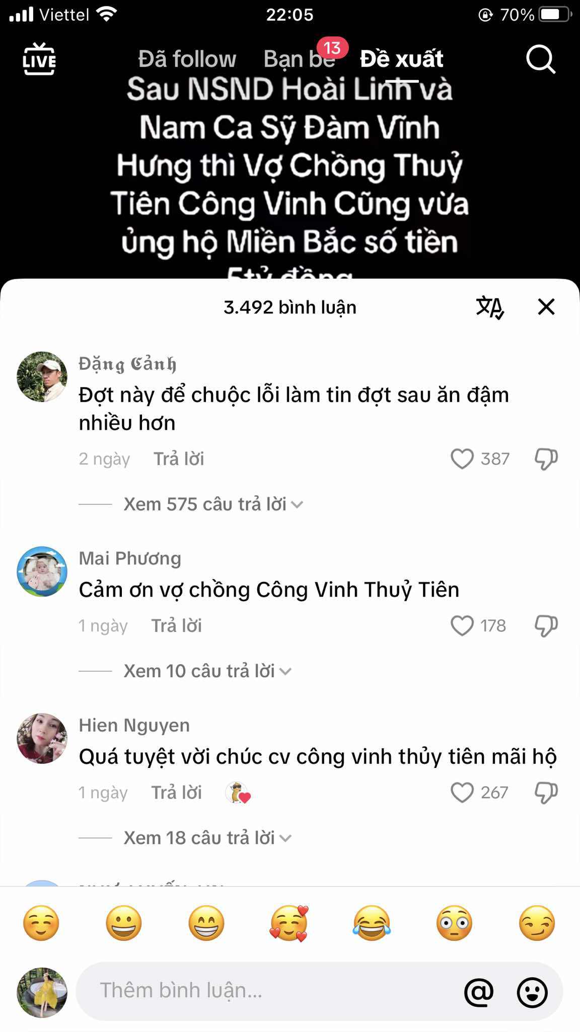 Mạng xã hội nhiều tin &#39;fake&#39; với số tiền từ thiện &#39;khủng&#39; của NSƯT Hoài Linh, Thủy Tiên, Trấn Thành - 1