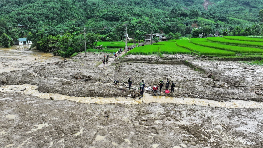 Tỉnh Lào Cai là một trong những địa phương bị thiệt hại lớn nhất do mưa lũ. Ảnh: VÕ TÙNG