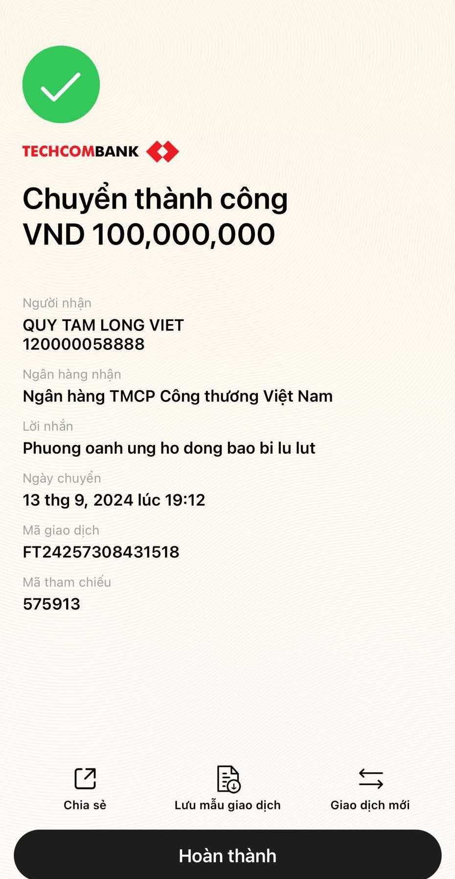 Phương Ochị và Mạnh Trường âm thầm chuyển khoản, Kiều Anh 2 lần đến vùng lũ - 3