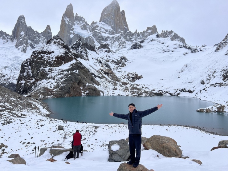 Thắng muốn kéo dài danh sách điểm đến trong tương lai gần. Ảnh: Trọng Thắng tại Argentina