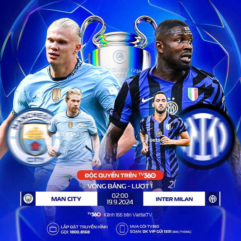 Cuộc đại chiến kinh điển giữa 'gã nhà giàu' Man City và Nerazzurri hứa hẹn sẽ bùng nổ. Liệu Inter Milan có thể phục thù và đòi lại món nợ cay đắng khi để vuột mất chiếc cúp vô địch châu Âu vào tay đối thủ ở mùa giải trước?