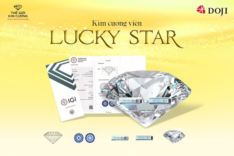 Kim cương viên Lucky Star là một trong những biểu tượng mới của sự may mắn, thành công và đẳng cấp