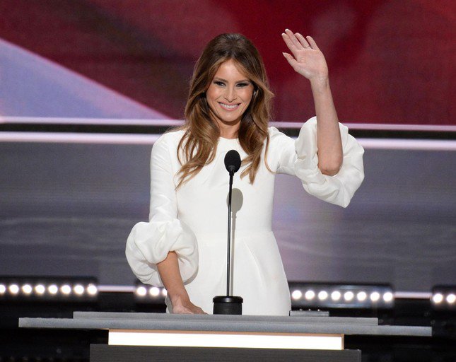 Bà Melania Trump cho rằng công việc người mẫu khỏa thân trong quá khứ là điều đáng tự hào. Ảnh: Getty Images.