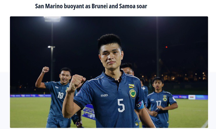 Brunei là một trong hai đội tuyển&nbsp;thăng tiến mạnh mẽ nhất trên BXH FIFA