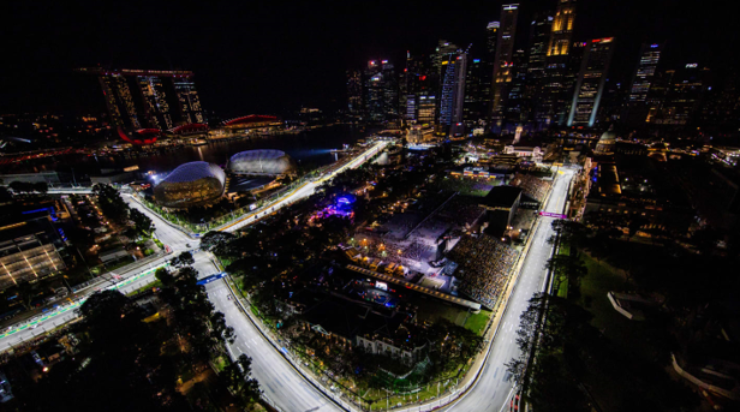 Singapore là chặng đua đêm đầu tiên của F1 từ năm 2008