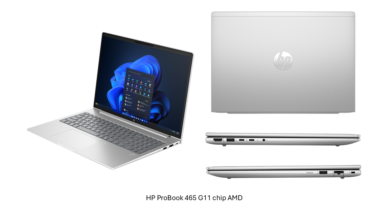 AI technology and the power of AMD chips in HP ProBook 405 series G11 - 5