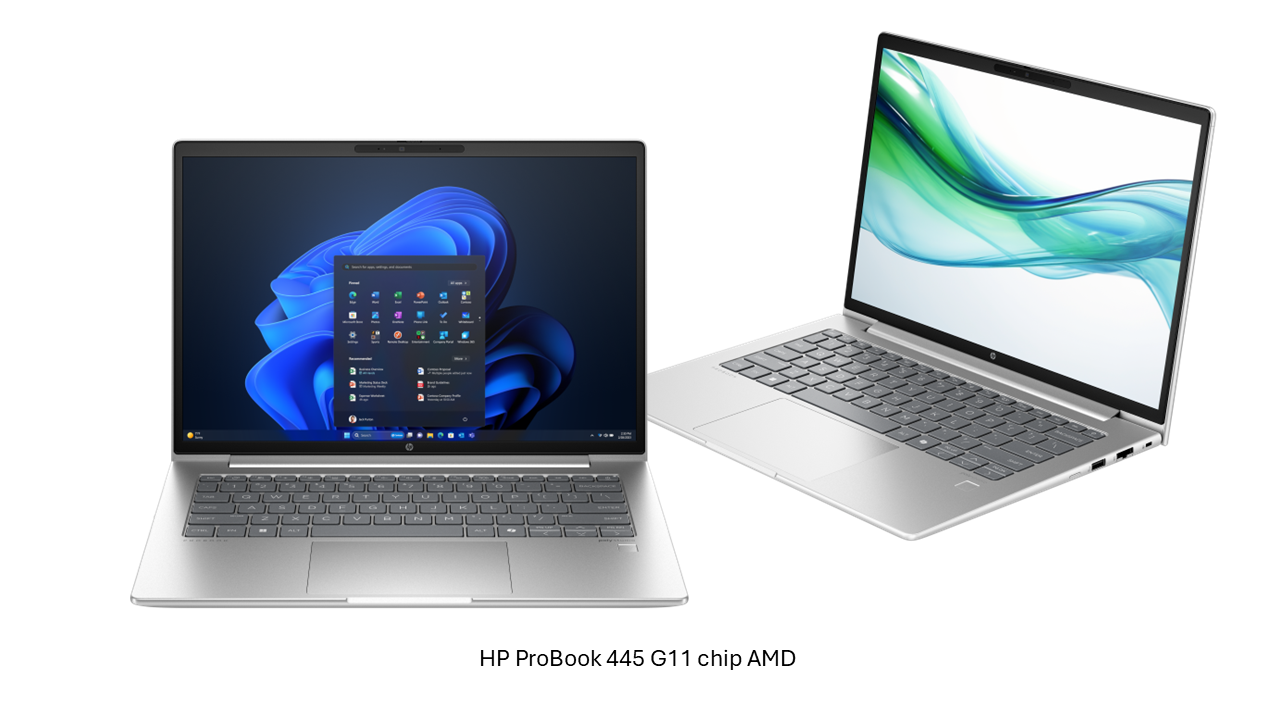 AI technology and the power of AMD chips in HP ProBook 405 series G11 - 3