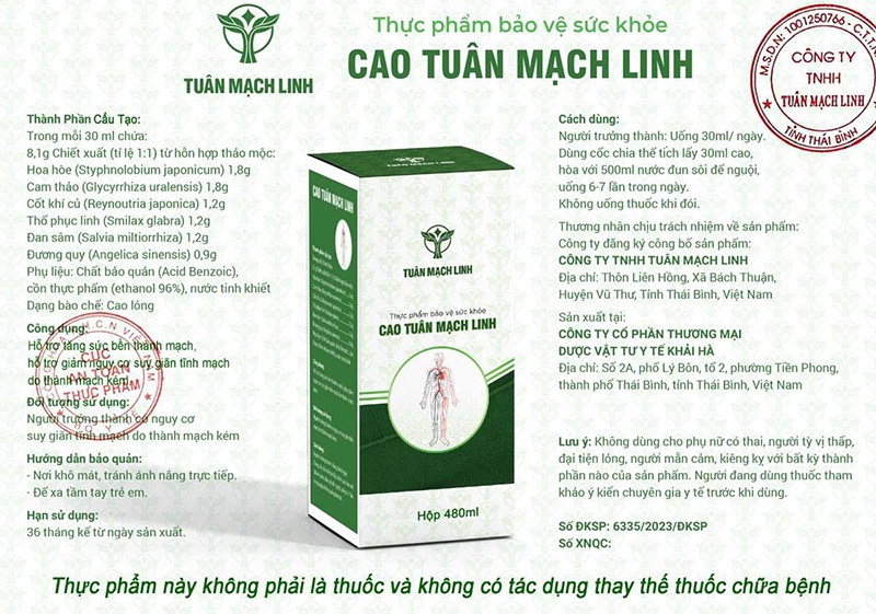 Cao Tuân Mạch Linh hỗ trợ tăng sức bền thành mạch từ thảo dược - 4