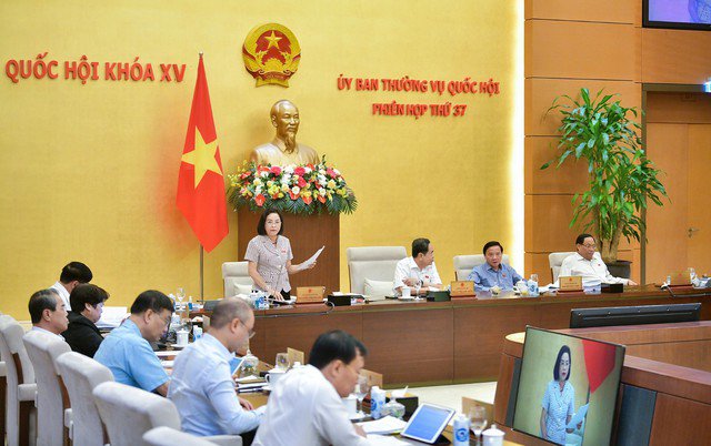 Toàn cảnh phiên họp ngày 24-9 Ảnh: Phạm Thắng