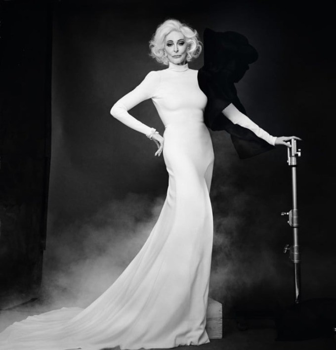 Sắc vóc ở tuổi 93 của Carmen Dell'Orefice.