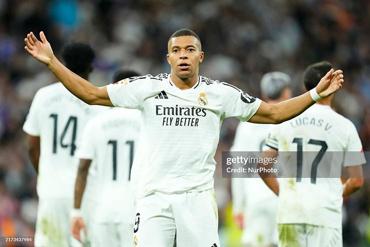 Mbappe ghi bàn, giúp Real Madrid giành chiến thắng