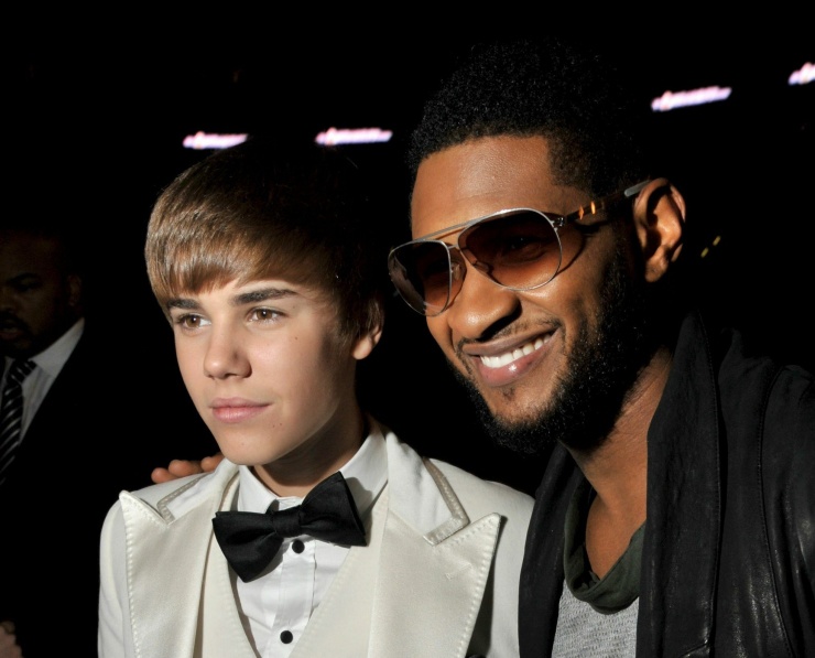 Hai thầy trò Usher và Justin Bieber được cho là bị Diddy dùng 