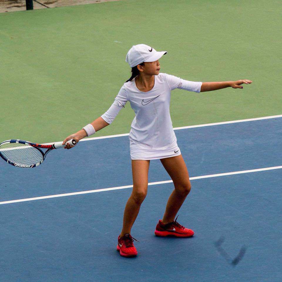 Sophia Trần Phương Anh mới chuyển qua bộ môn Pickleball và thi đấu môn này được gần một năm.