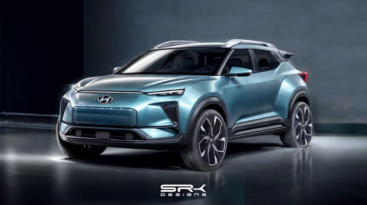 Rò rỉ hình ảnh nội thất của Hyundai Creta phiên bản chạy điện