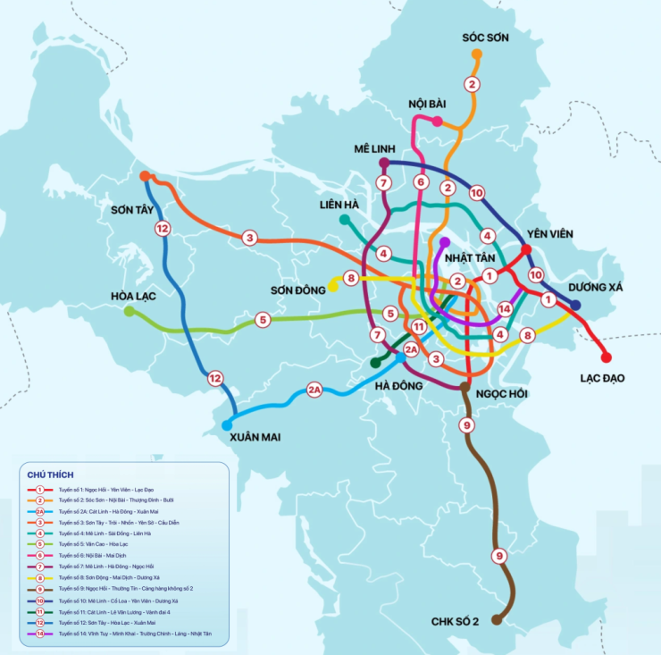 Metro Hà Nội.