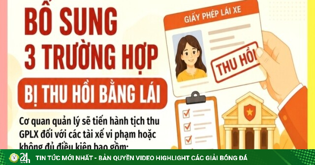 Thêm 3 trường hợp bị thu hồi bằng lái xe tài xế nhất định phải biết từ 1/7