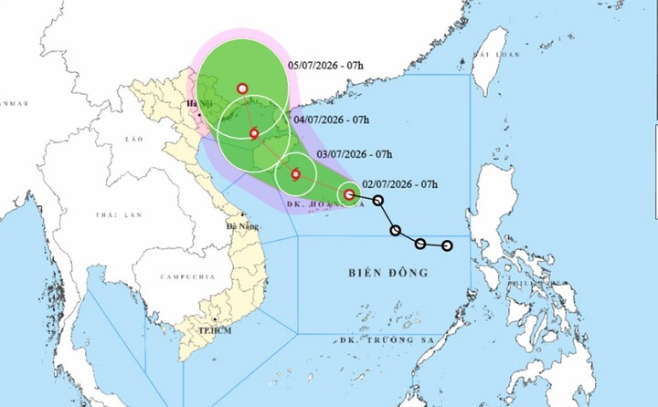 Khi nào áp thấp nhiệt đới mạnh thành bão số 1 trên Biển Đông?