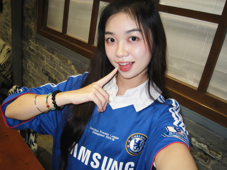 Tiểu Tranh là fan cứng của "The Blue"