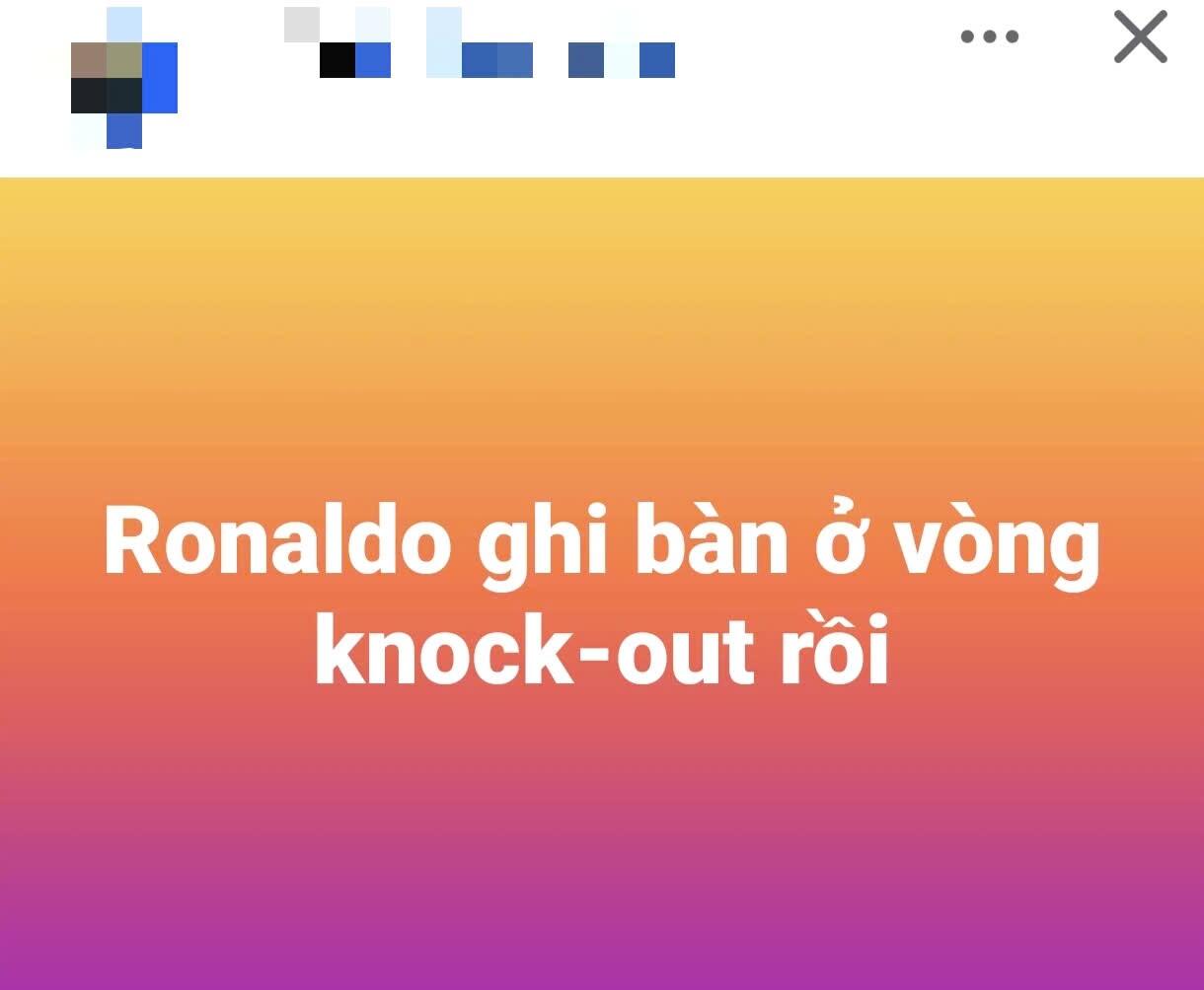 Bàn thắng đầu tiên của CR7 ở một vòng knock-out World Cup.