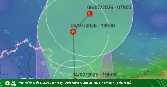 Bão số 1 Maysak cách Bạch Long Vĩ 280km, đổ bộ vùng biển Quảng Ninh tối 4/7