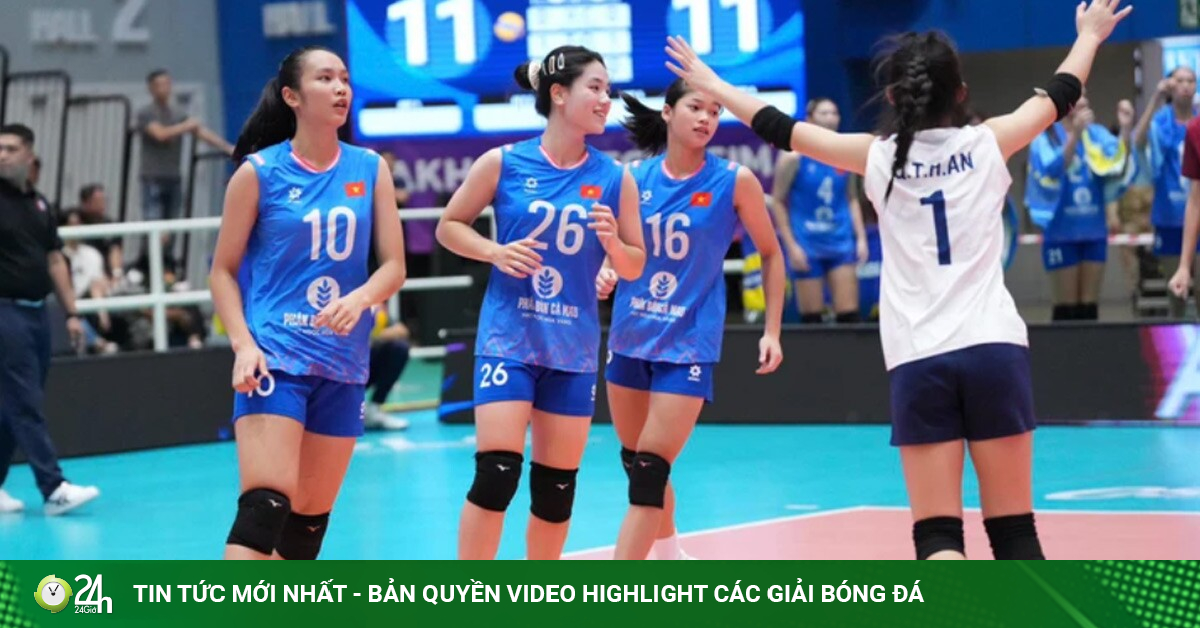 Phụ công 1m83 giúp bóng chuyền nữ U18 Việt Nam thắng đậm ở giải châu Á, rộng cửa đấu Trung Quốc