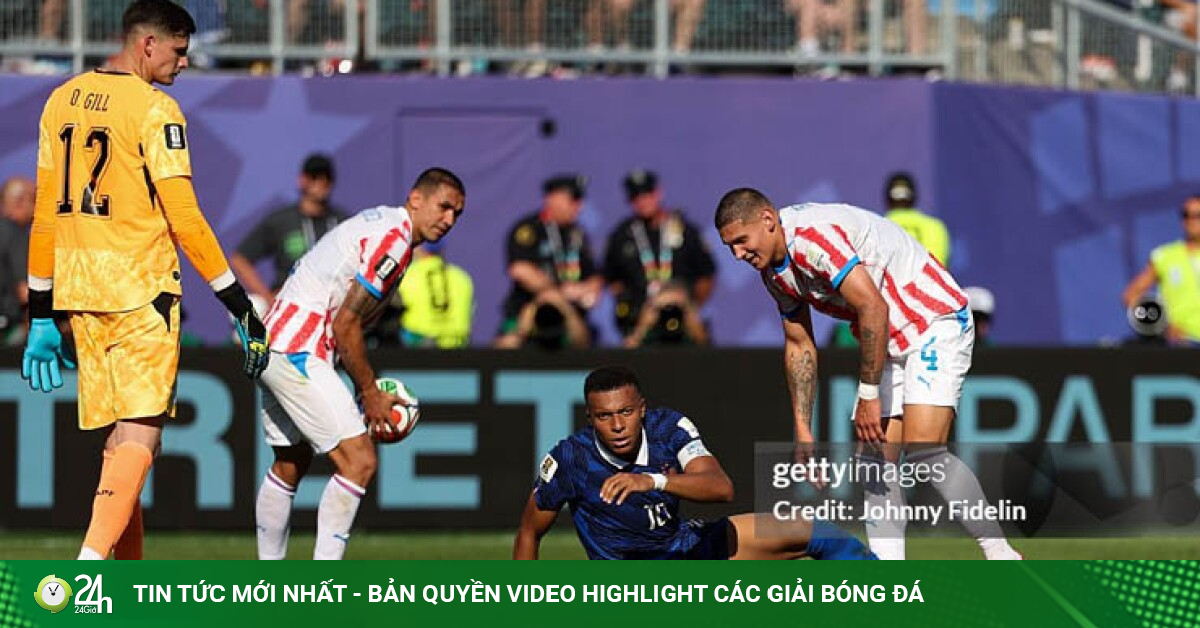 Nghẹt thở Pháp đấu Paraguay: Song tấu Mbappe - Olise bị khóa chặt