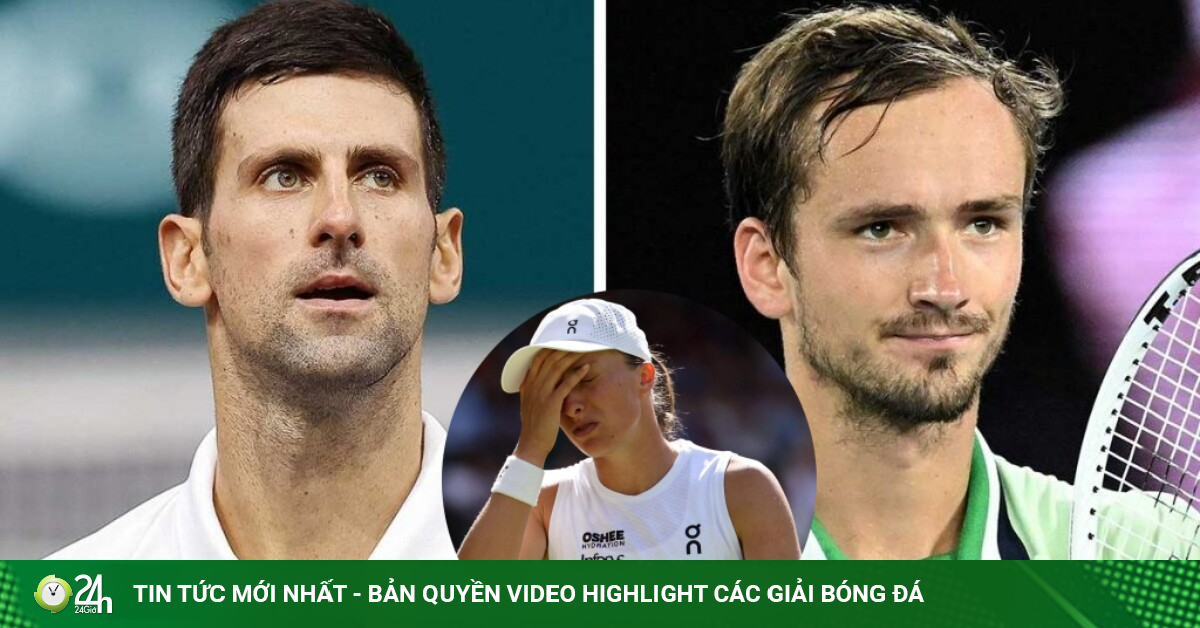 Medvedev vượt Djokovic, Swiatek nhận cú sốc tụt hạng (Bảng xếp hạng tennis 6/7)