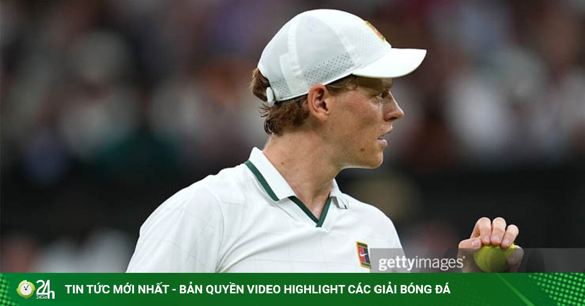 Nóng nhất thể thao sáng 7/7: Sinner không ngại thời tiết như thiêu, như đốt ở Wimbledon