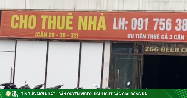 Nhiều căn nhà mặt phố trên các tuyến đường lớn tại các phường Thanh Xuân đóng cửa bỏ không 'dài cổ' chờ khách thuê