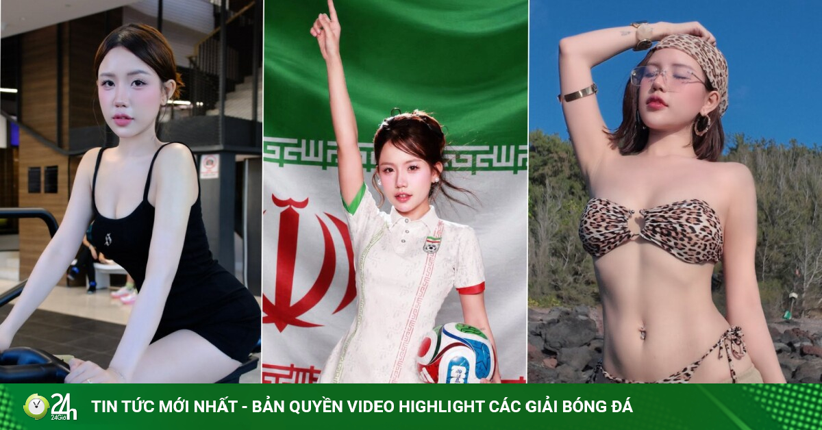 "Nữ thần phòng gym" sở hữu vẻ đẹp ngọt ngào, làn da "phát sáng" ở Nóng cùng World Cup