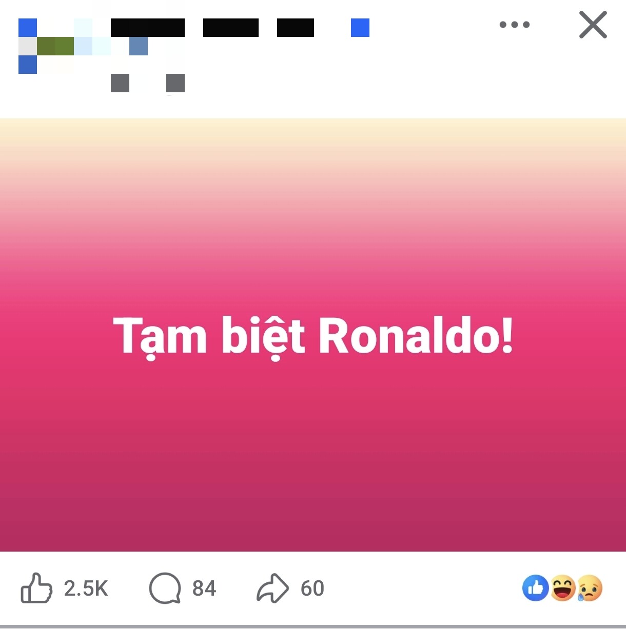Tạm biệt...