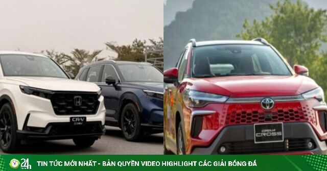 So kè bộ đôi Honda CR-V e: HEV và Toyota Corolla Cross Hybrid