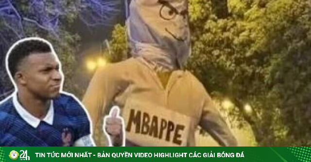 Cổ động viên Paraguay đốt, làm nổ tung hình nộm Mbappe