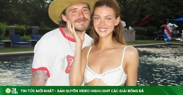 Vợ Brooklyn Beckham mặc đồ siêu nhỏ, khoe eo thon