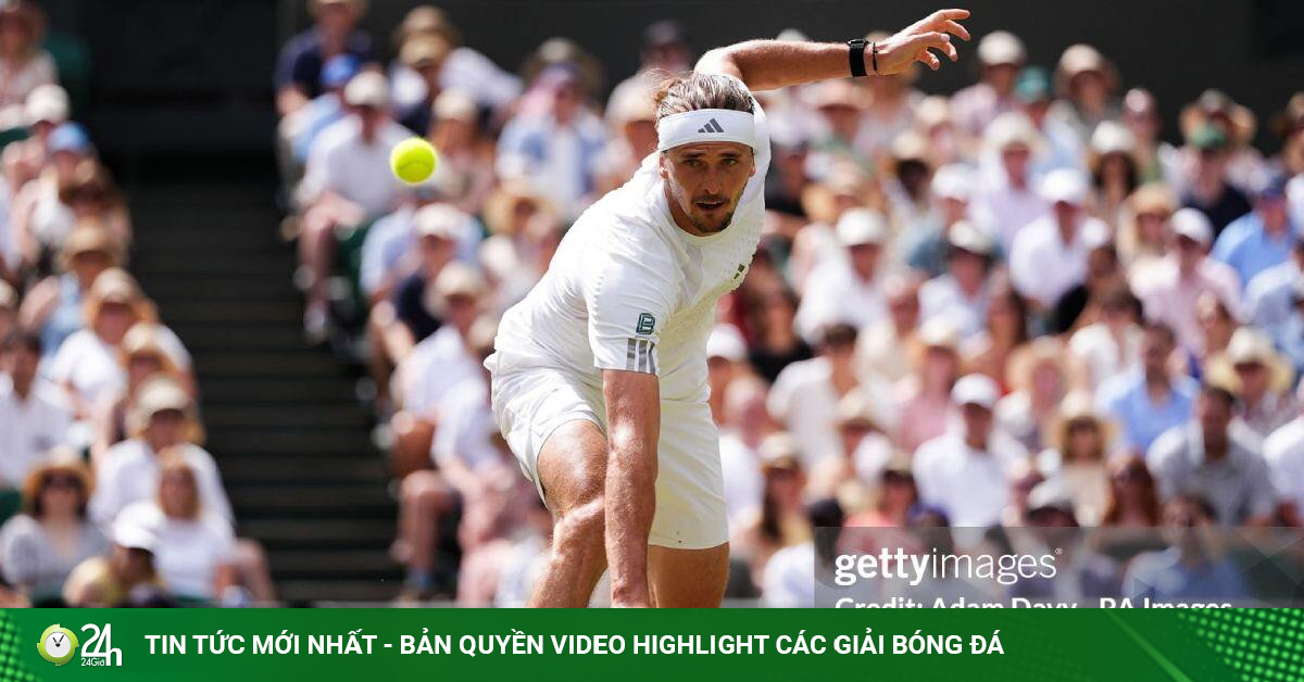 Video tennis Fery – Zverev: Kịch tính set đầu, vé chung kết về tay (Wimbledon)