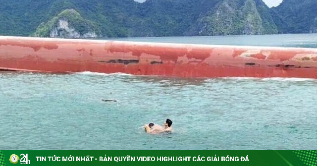 Thuyền trưởng kể phút sinh tử khi tàu va đá ngầm, lật úp trên biển Vân Đồn