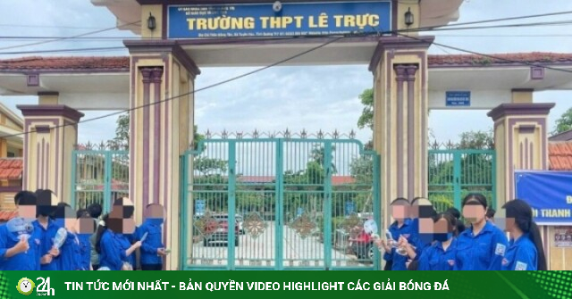 Nghi vấn tiêu cực tại điểm thi ở Quảng Trị: Hiệu trưởng trường Lê Trực nói gì?