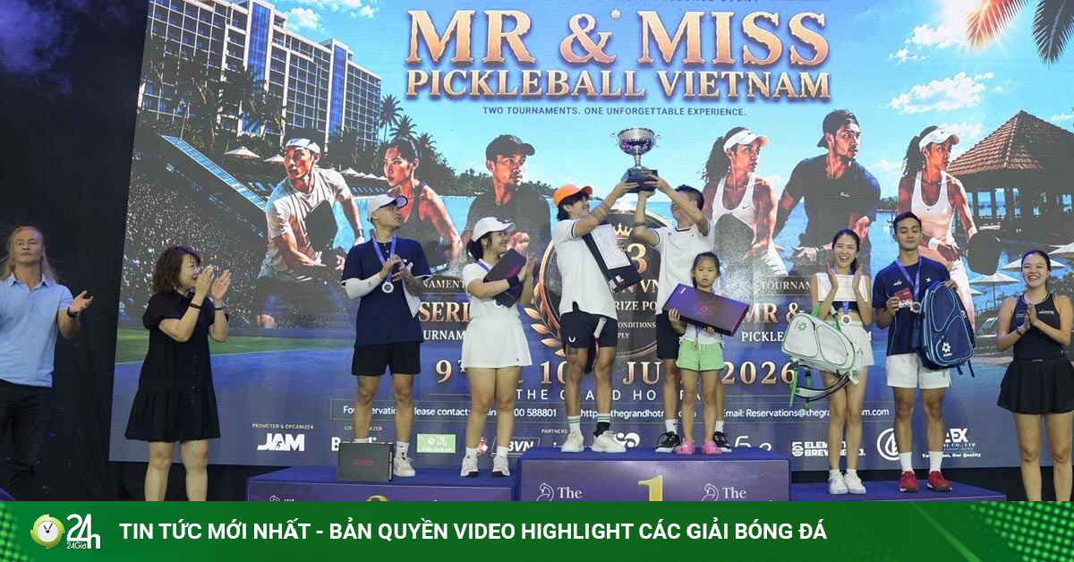 Người đẹp Thanh Trang lập cú đúp danh hiệu ở giải pickleball toàn sao